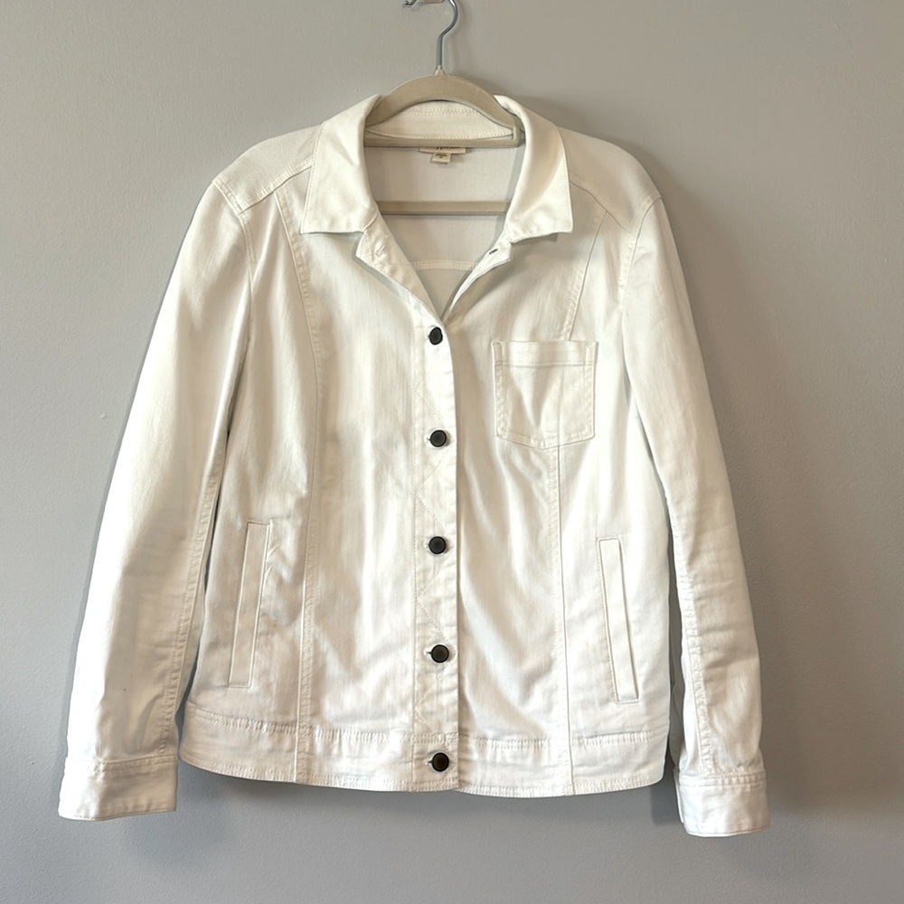 J. Jill White Jean Jacket